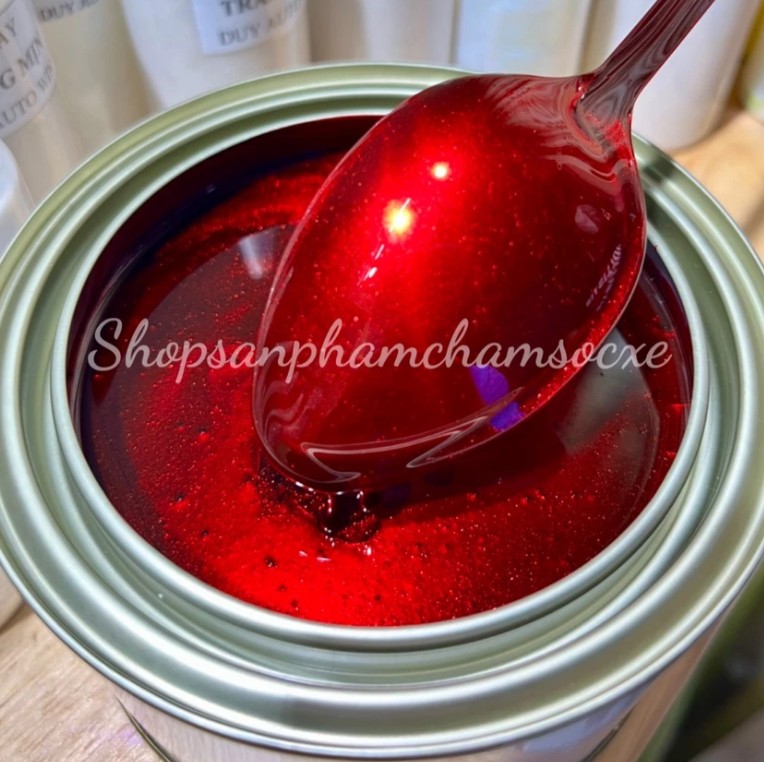 Sơn Màu Đỏ Candy Có Camay 1K Hiệu Ứng Đỏ Trong Suốt Nổi Bật