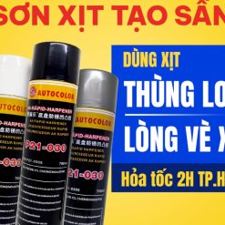 Sơn phủ gầm tạo sần babule Autocolor P21 700ml có vòi xịt, không dùng súng