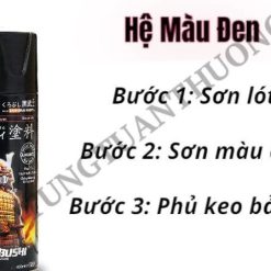 Sơn Samurai Tổng Hợp Hệ Màu Đen Độ Bền Cao Dễ Sử Dụng (Tùy Chọn Màu)