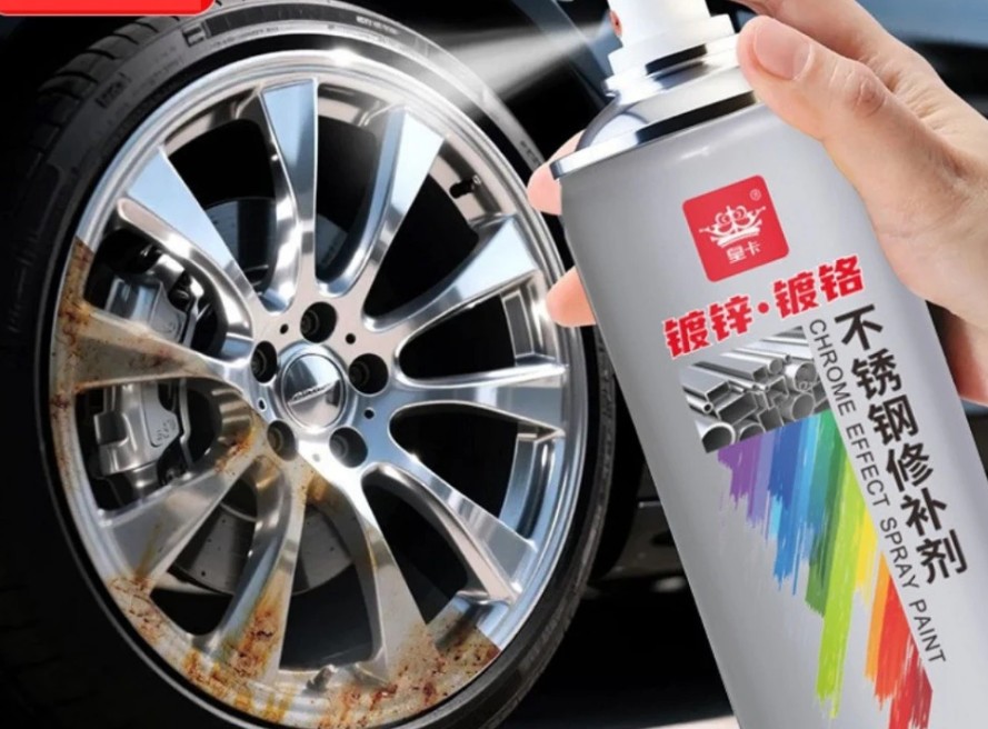 Sơn Xịt Mạ Crom 500ml Lớp Mạ Chrome Sáng Bóng, Nhanh Khô, Tiện Lợi Cho Kim Loại, Inox