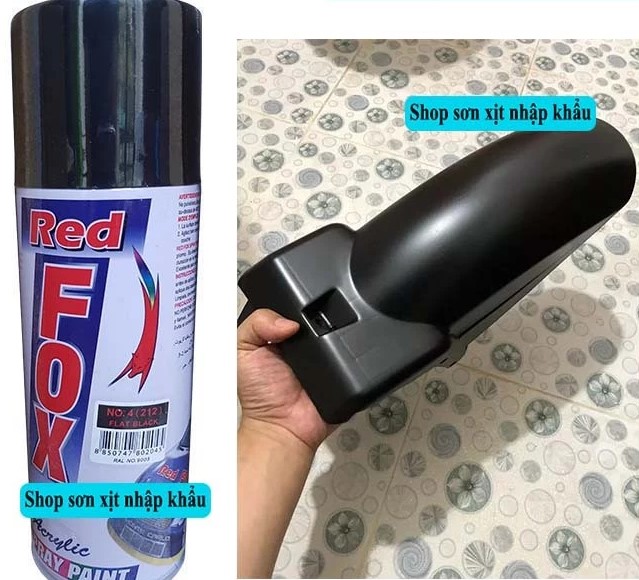 Sơn Xịt Red Fox Đủ Màu Gốc Acrylic 400cc Nhập Khẩu Thái Lan