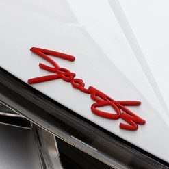 Tem Dán Xe Ô Tô Chữ "Sports" Kim Loại 3D Decal Sticker Trang Trí Xe Hơi Phong Cách Thể Thao