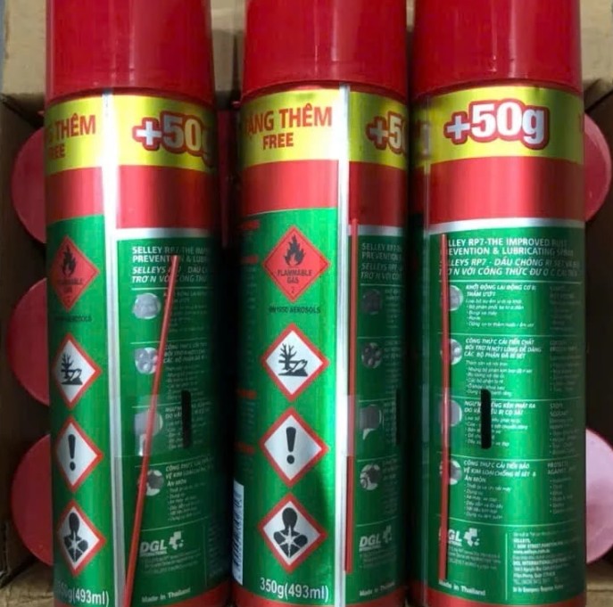 Xịt Bôi Trơn Chống Rỉ Sét 175g Tặng 25g Dầu Thấm Sâu Bảo Vệ Kim Loại