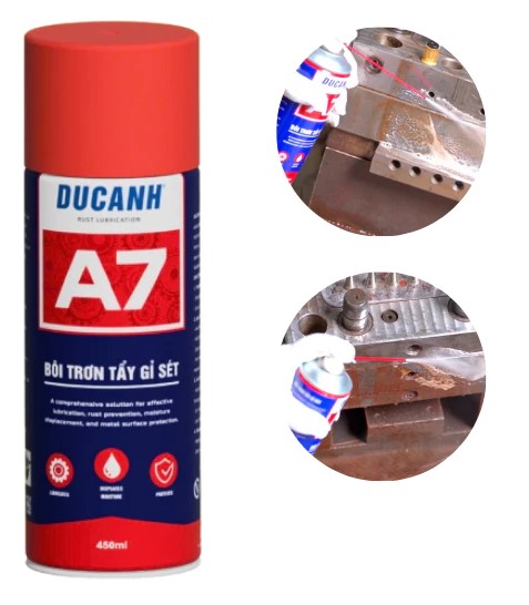 Xịt Bôi Trơn Rỉ Sét A7 450ml (380g) Chính Hãng Ducanhbond