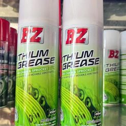 Xịt Dưỡng Sên Xe Máy Mỡ Bò Xanh BZ Lithium Chống Văng, Thấm Sâu, Giảm Ma Sát, Ít Bám Bụi
