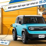 Xe Vinfast VF3 sạc điện 220v được không